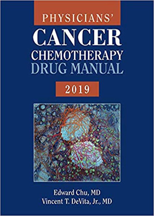 کتاب فیزیشنز کانسر کیموتراپی دراگ منیوال&nbsp;Physicians' Cancer Chemotherapy Drug Manual 2019 19th Edition
