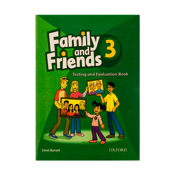 کتاب زبان تست اند اولیشن Family and Friends Test & Evaluation 3
