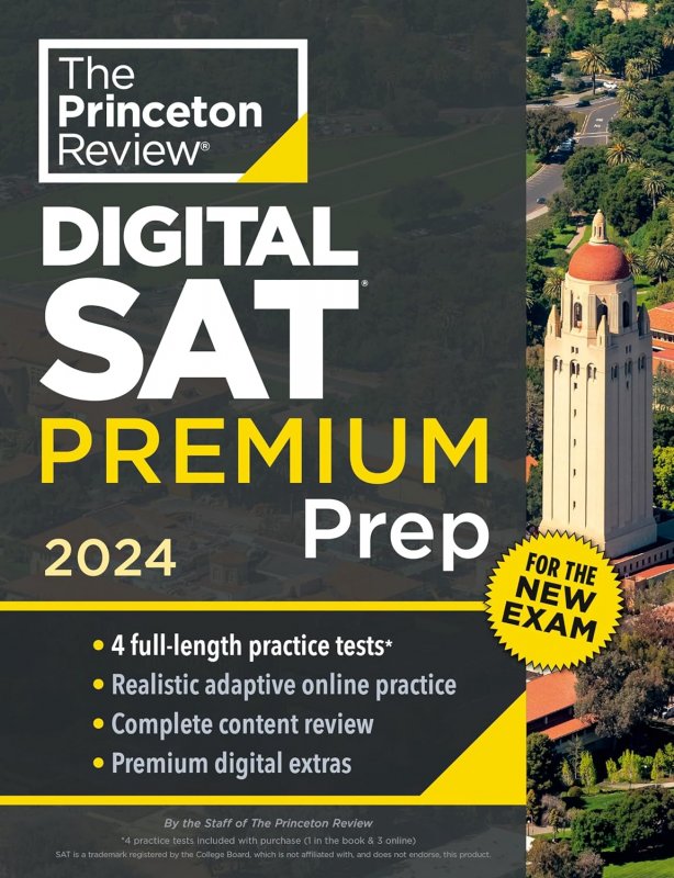کتاب انگلیسی دیجیتال اس ای تی پریمیوم Princeton Review Digital SAT Premium Prep 2024
