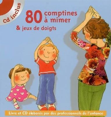 کتاب زبان فرانسه  comptines a mimer et jeux de doigts 80