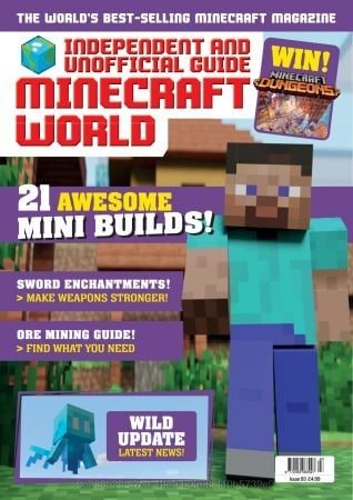 کتاب مجله انگلیسی ماین کرفت ورد  Minecraft World - Issue 93, 2022