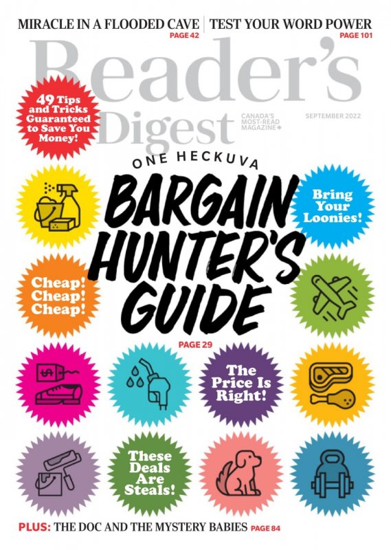 کتاب مجله انگلیسی ریدرز دایجست کانادا Reader's Digest Canada - September 2022