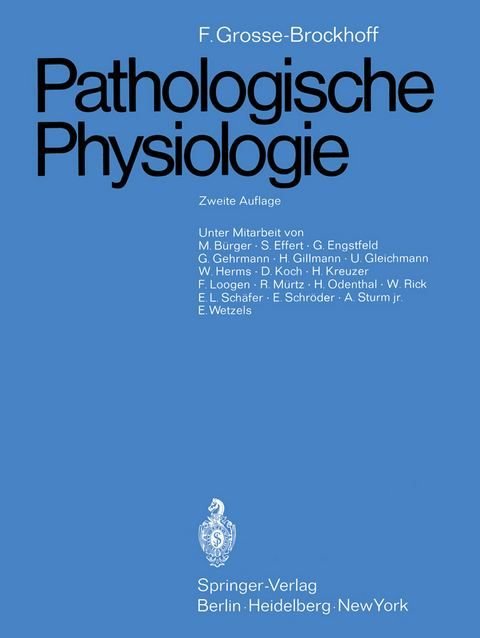 کتاب پزشکی آلمانی پاتولوژیسچی فیزیولوژی Pathologische Physiologie