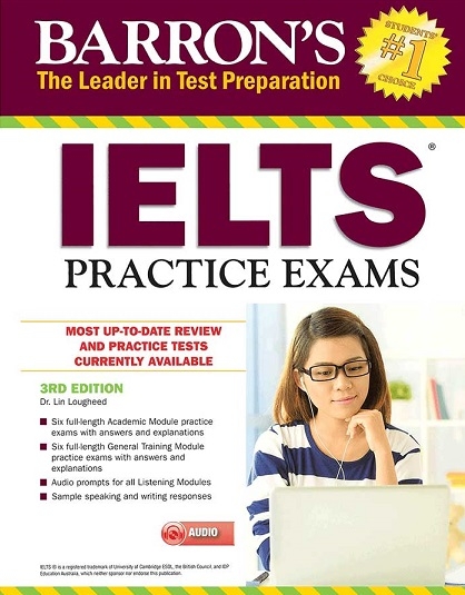 کتاب بارونز آیلتس پرکتیس اگزمز ویرایش سوم Barrons IELTS Practice Exams 3rd