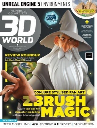کتاب مجله انگلیسی تری ورد یوکی  3D World UK - Issue 287, 2022